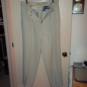 Paradise Collection silk tan pants 34x32